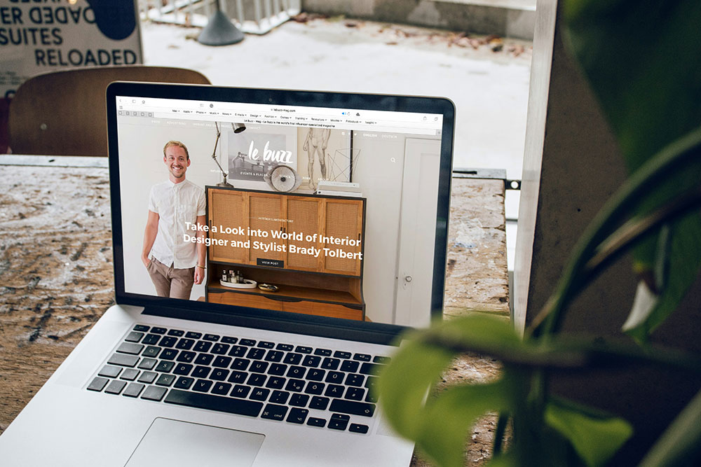 Website mockup